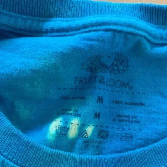 Going To Disney World Bleach Dye T Shirt OOAK Acid Reverse Dye Size Medium - Picture 5 of 5